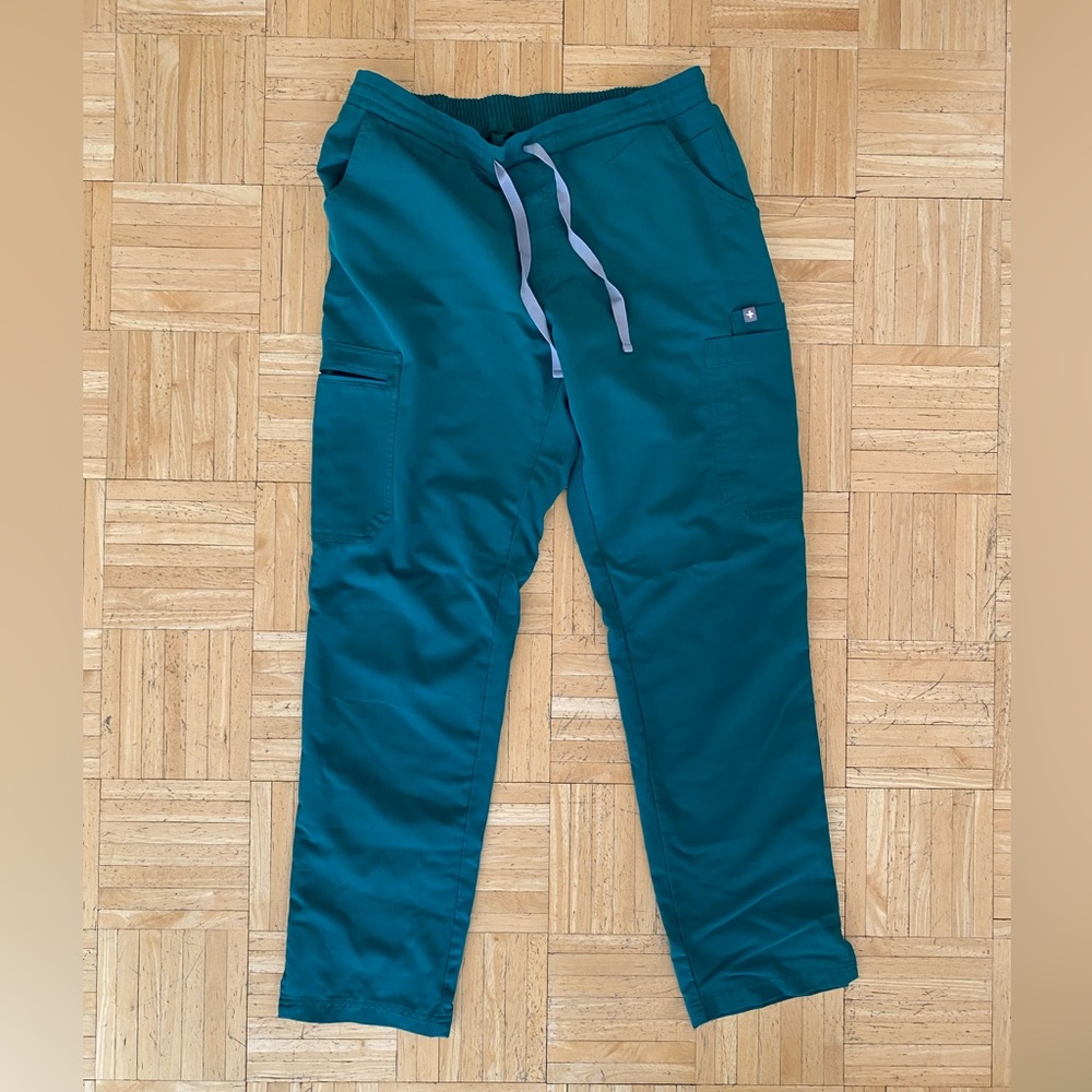 Figs M Yola Skinny Scrub Pants - Hunter Green